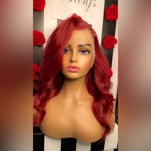 16 inch lace, frontal wig human hair